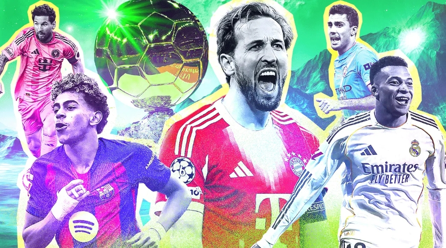 ESPN模拟金球奖投票：凯恩、亚马尔、姆巴佩前三 梅西第5