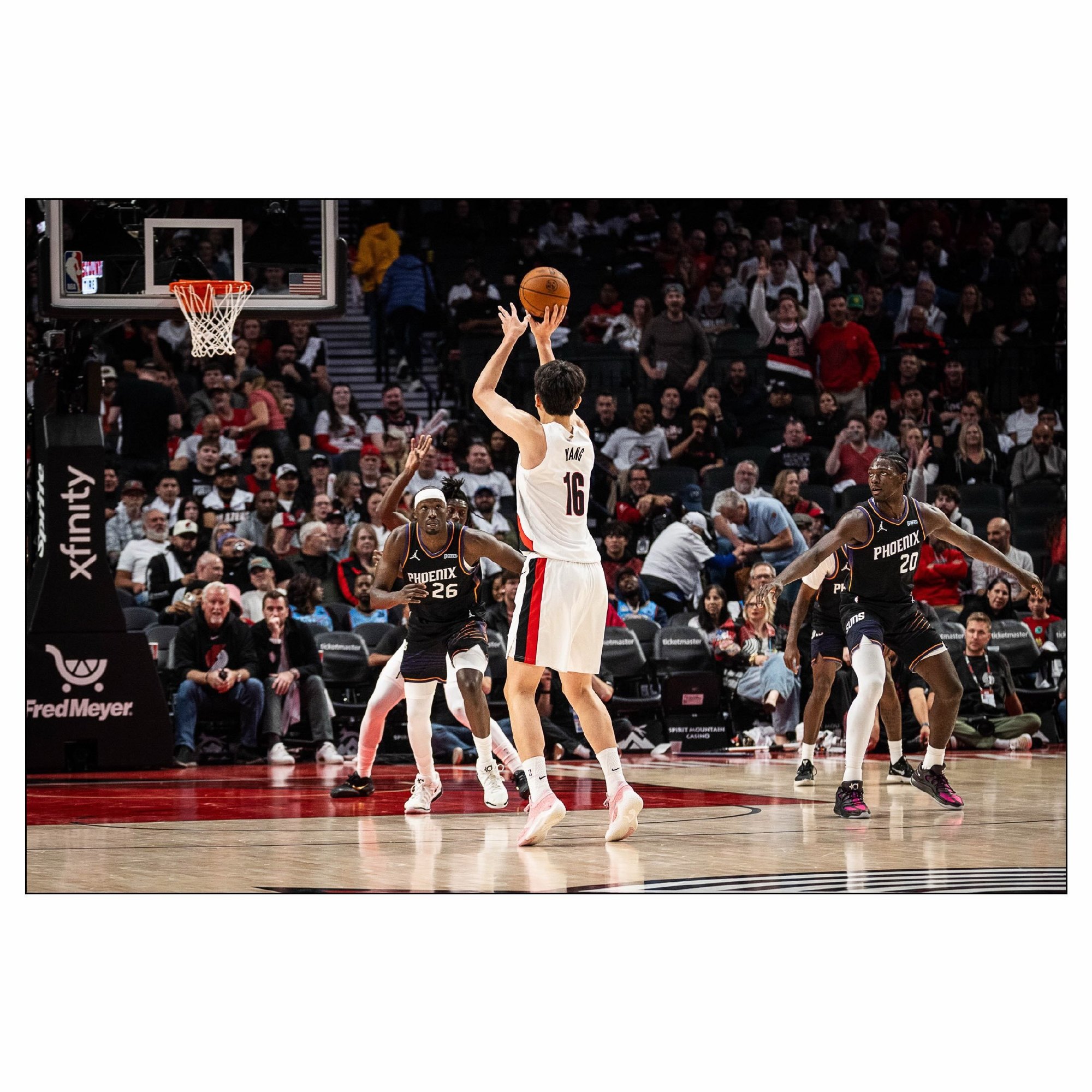 NBA-杨瀚森5分2板 开拓者41分狂胜太阳取开门红