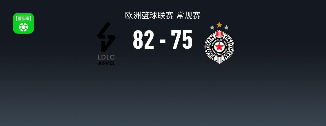 欧篮联战报：里昂82-75贝尔格莱德游击队，凯瓦留斯-夏耶斯15分