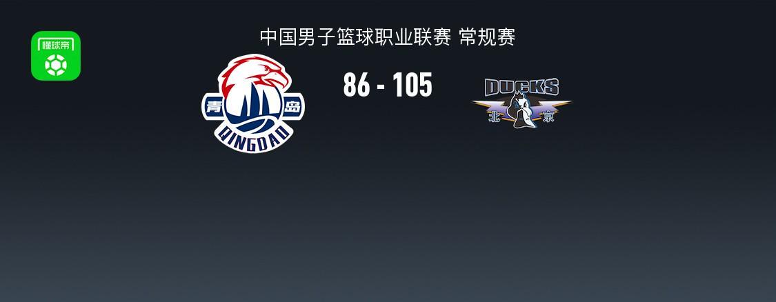 北京105-86轻取青岛豪取6连胜，桑普森27+15，米奇空砍30+10