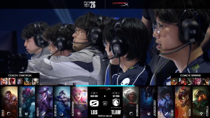 巴西赛区荣耀，LOS 2-1力克TLAW晋级S16瑞士轮2-2组