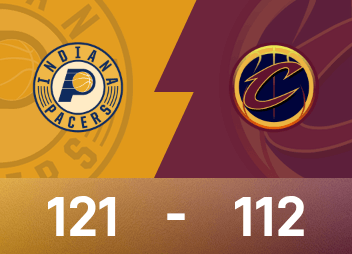 NBA季后赛战报：哈利伯顿22+13，米切尔空砍33分，步行者121-112骑士