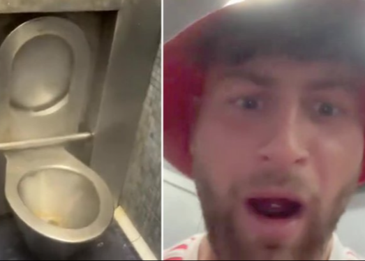 惨！一曼联球迷现场看主队痛失欧联冠军，又被当地厕所浇个透心凉