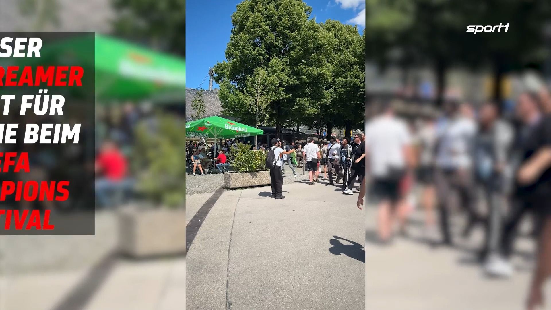 甲亢哥现身慕尼黑街头准备观战欧冠决赛，球迷争相与之合影
